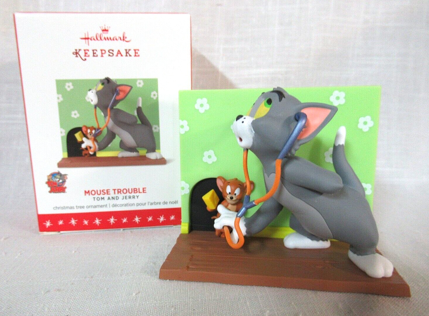 Hallmark 2016 Tom and Jerry Ornament ~ Mouse Trouble