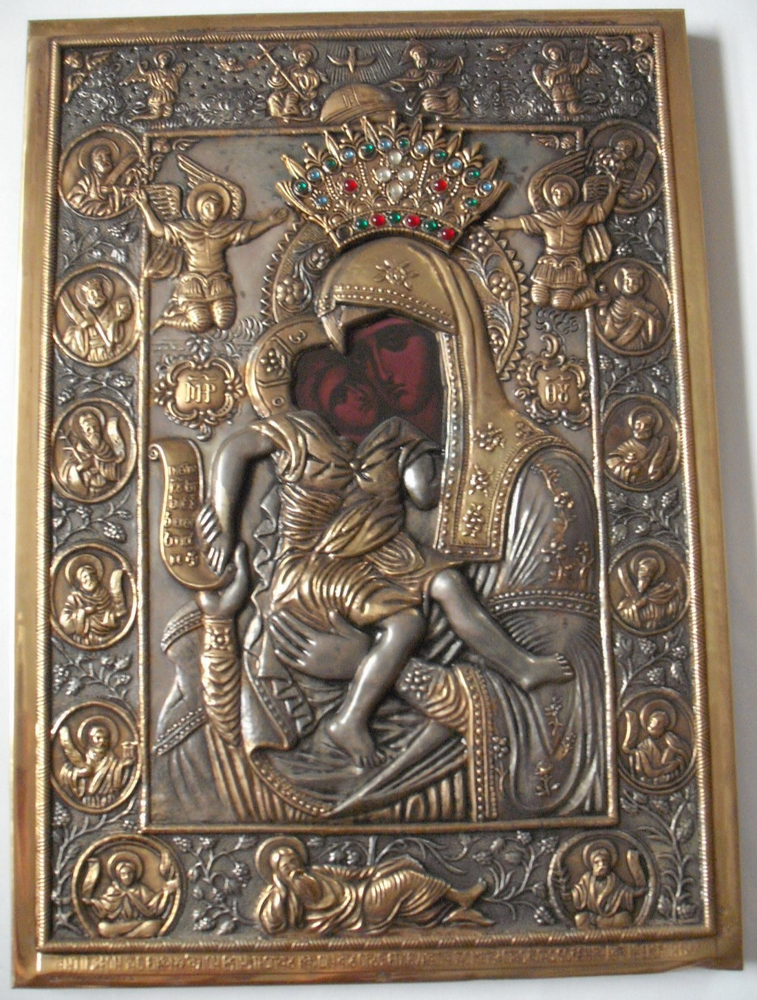 Beautiful Antique Greek Orthodox Religious ICON Beautiful Antique Greek Orthodox Religious ICON