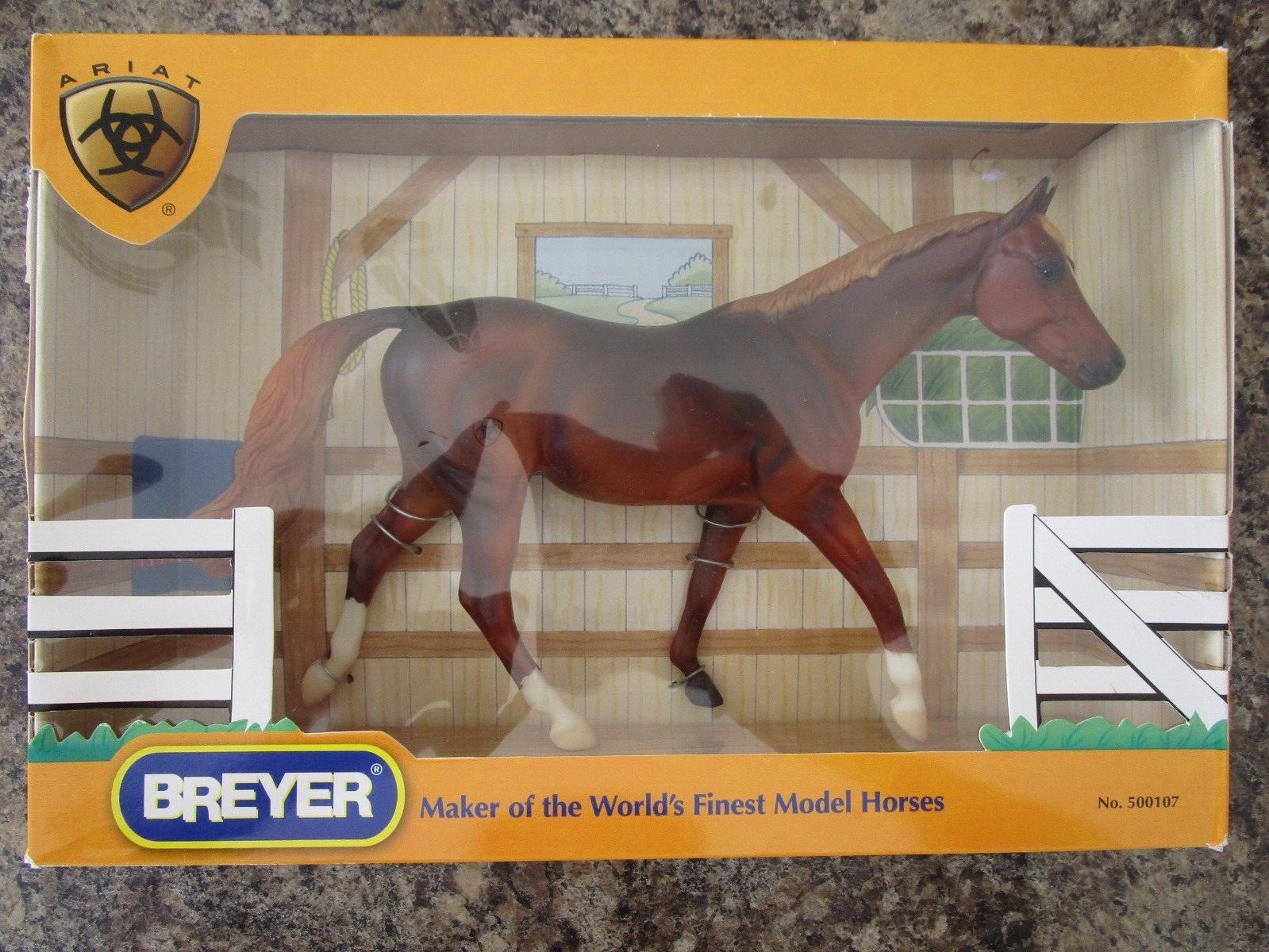 Vtg NOS Sealed Box BREYER Ariat Chestnut Warmblood #500107 Quarter Horse