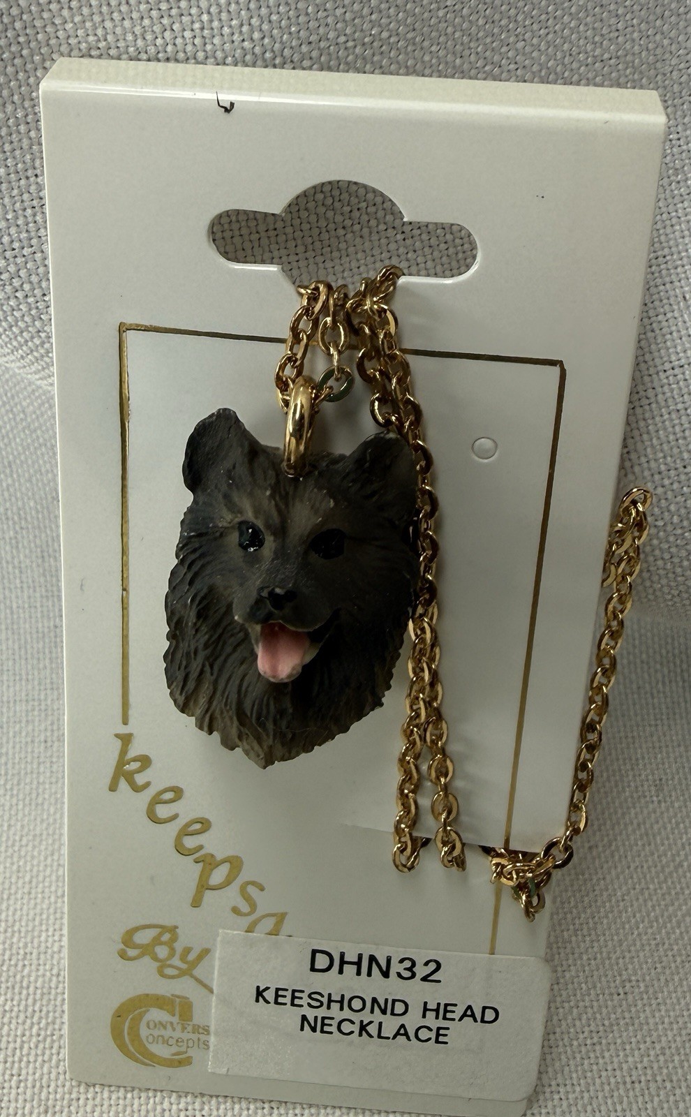 Conversation Concepts Necklace Dog Head 20\ Conversation Concepts Necklace Dog Head 20\