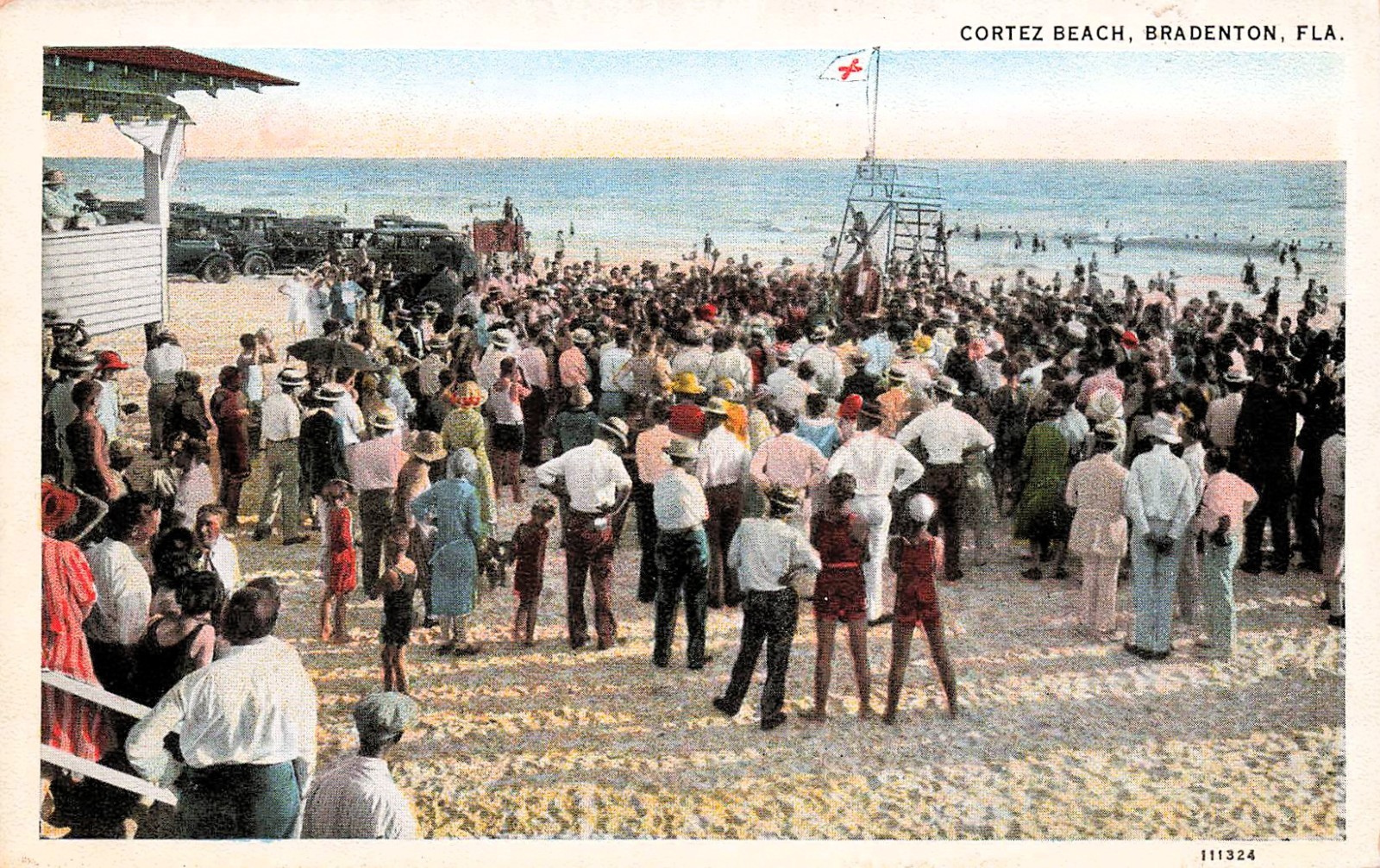 Bradenton Cortez Beach FL Florida Ana Maria island Sarasota Vtg Postcard I2