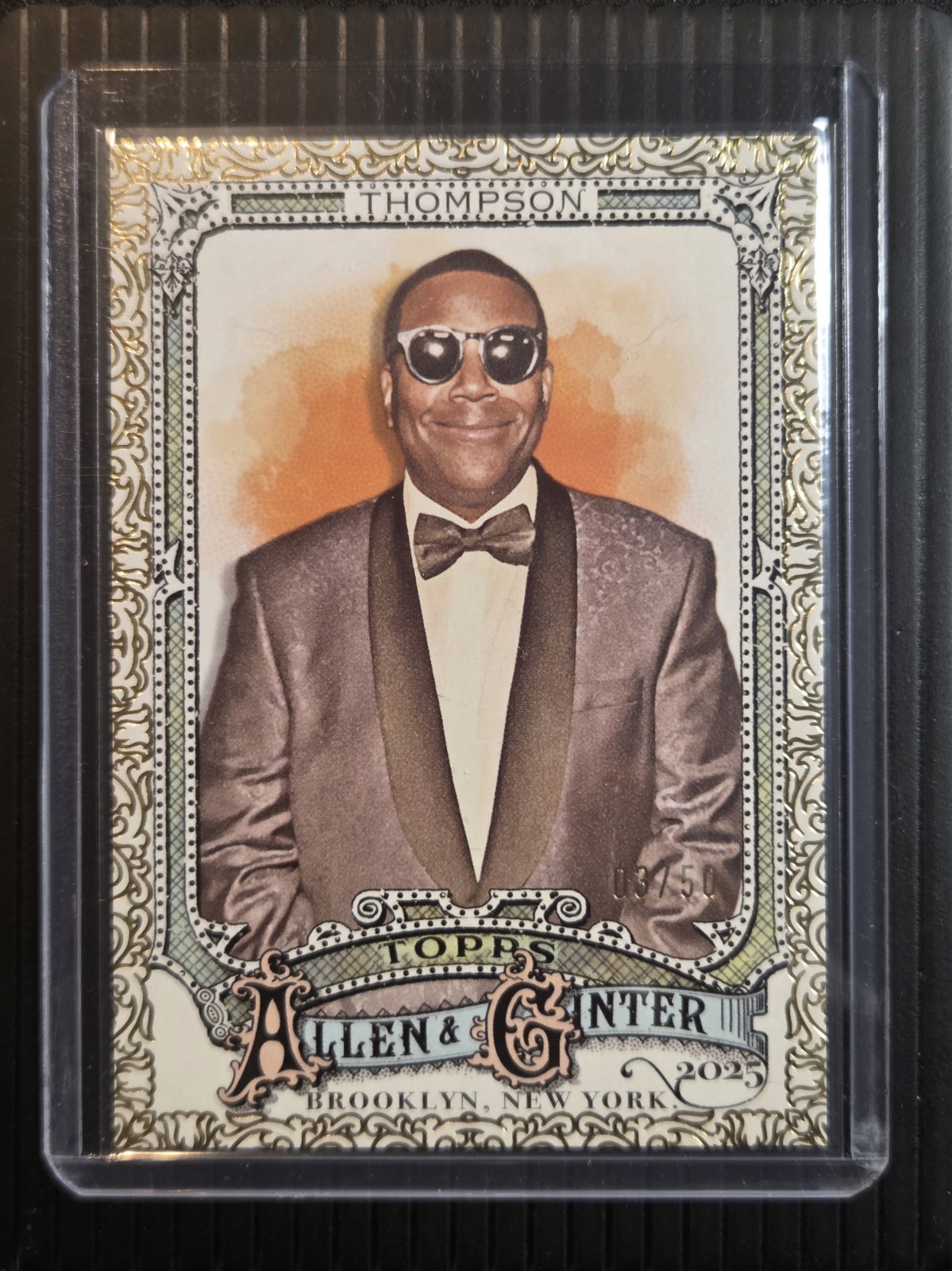 2025 Topps Allen & Ginter Kenan Thompson #277 Gold Serial Numbered 03/50 2025 Topps Allen & Ginter Kenan Thompson #277 Gold Serial Numbered 03/50
