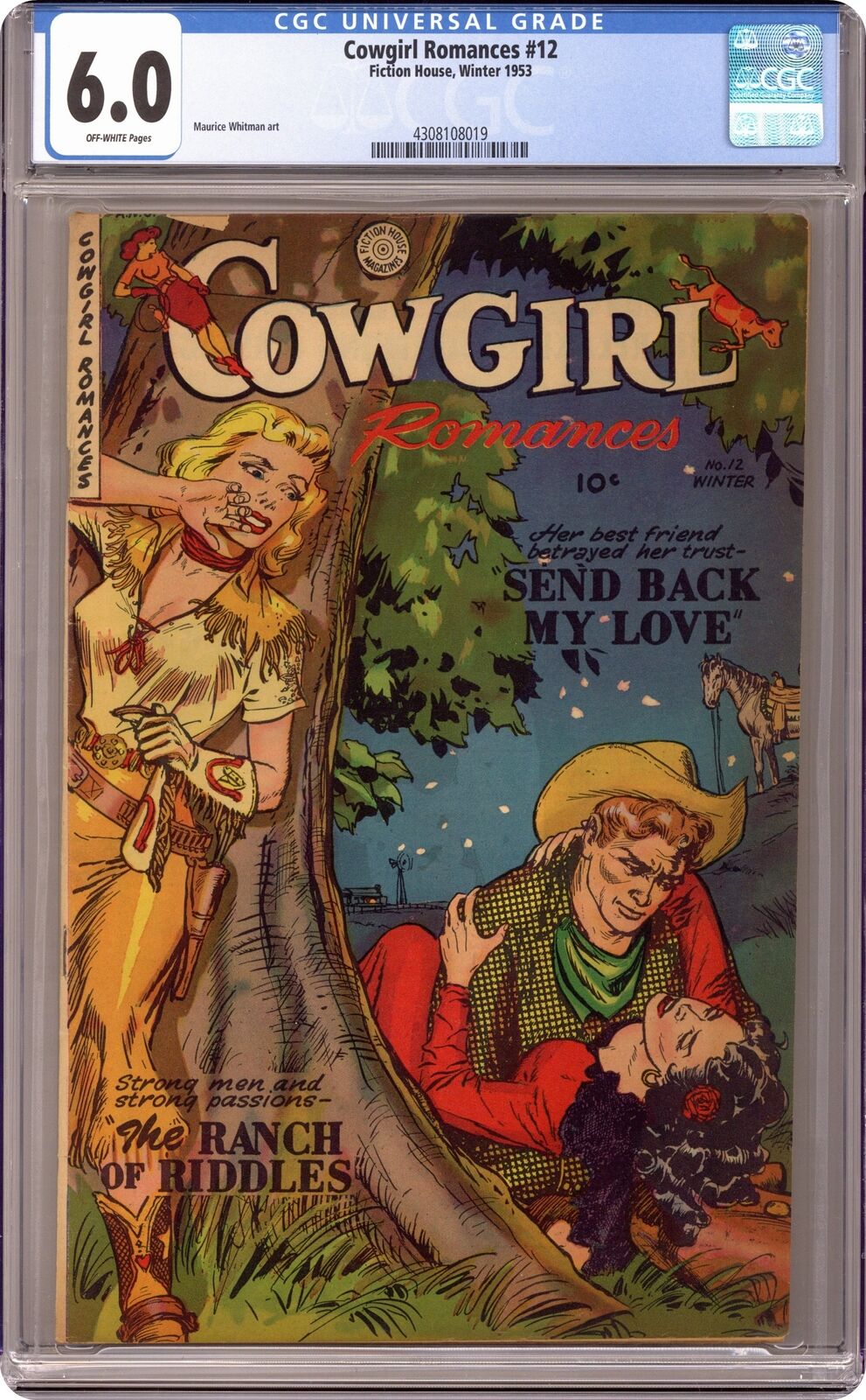 Cowgirl Romances #12 CGC 6.0 1952 4308108019