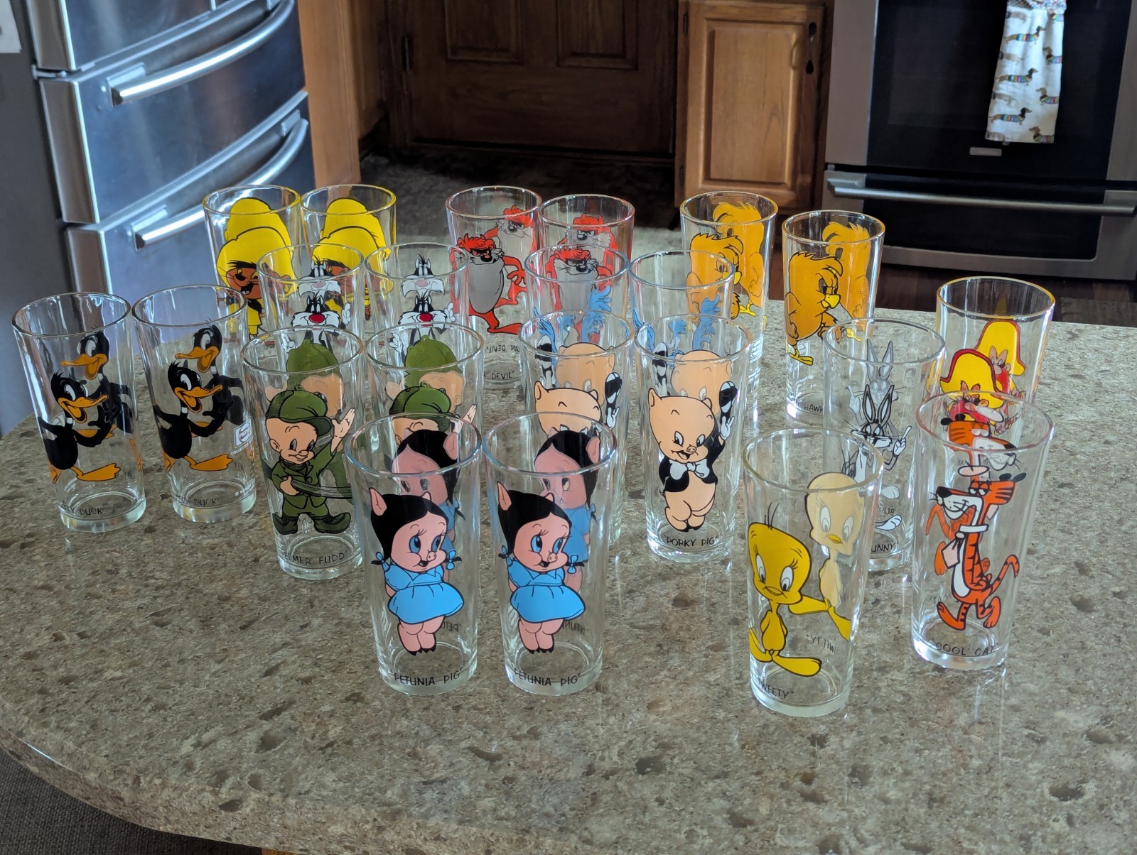 1973 Vintage Arby's Looney Tune Pepsi Collection Glasses 1973 Vintage Arby's Looney Tune Pepsi Collection Glasses