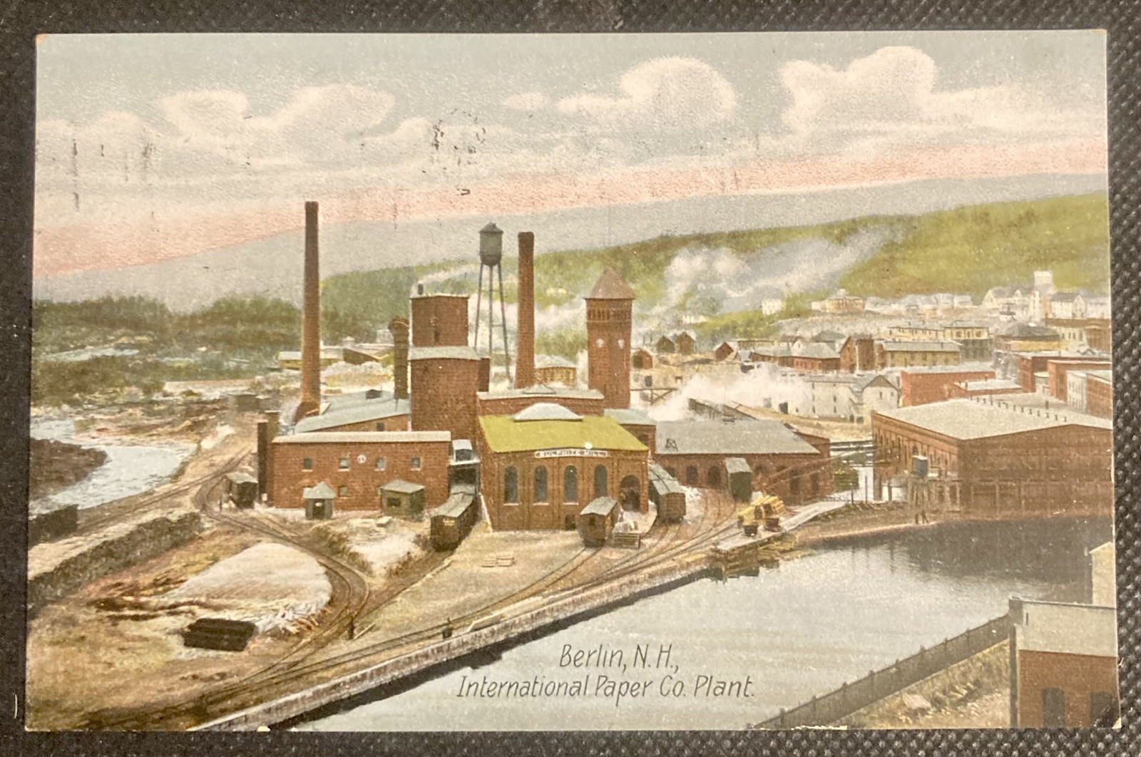 Berlin, NH Antique Early 1900\'s Postcard International Paper Plant Berlin, NH Antique Early 1900\'s Postcard International Paper Plant