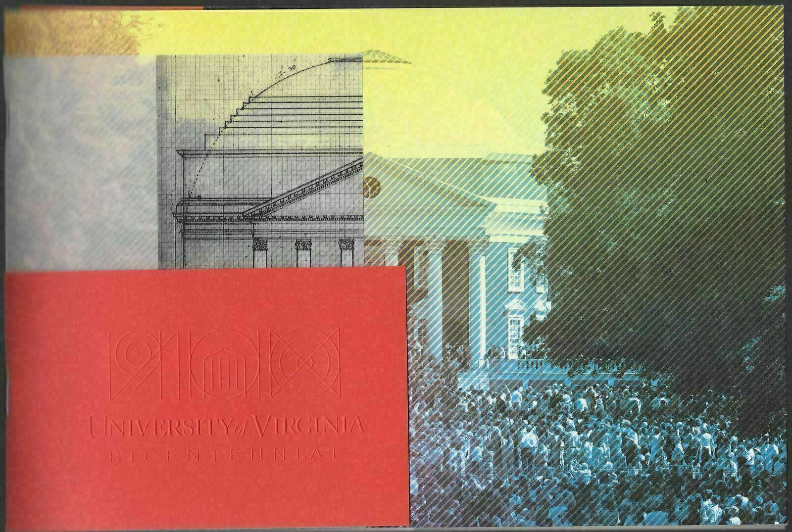K) University of Virginia UVA Bicentennial 200 Anniversary Commemorative Program