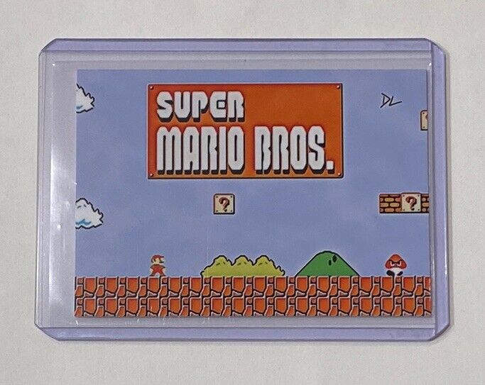 Super Mario Bros. Limited Edition Artist Signed Nintendo Classic Card 2/10