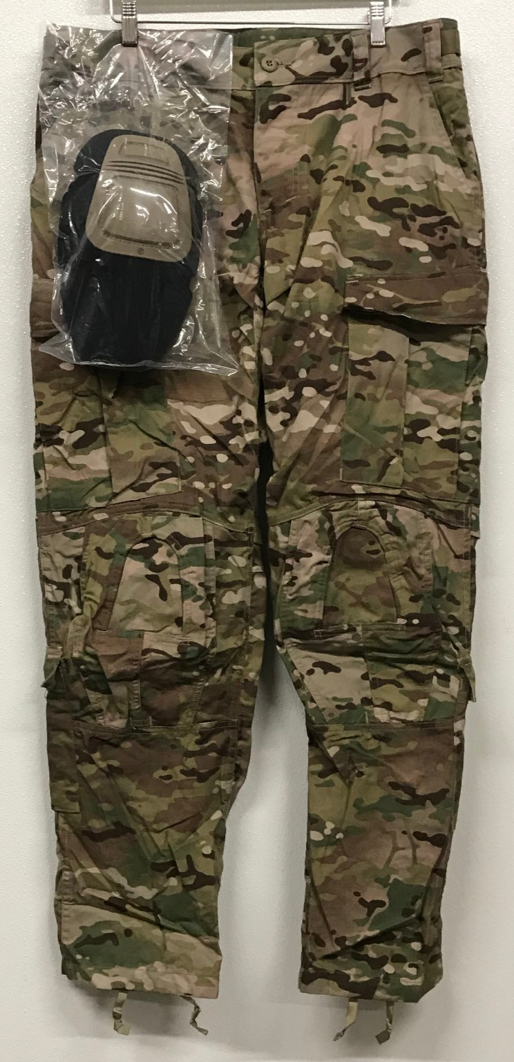 MULTICAM OCP FR Army Combat Pants Large Long NOS w/ NIB Crye Precision Knee Pads
