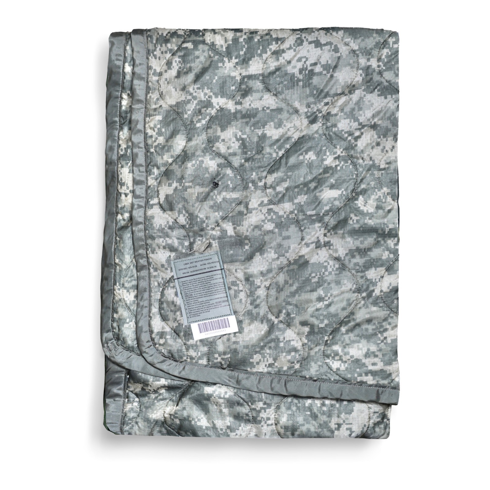 DAMAGED US Army Poncho Liner Woobie ACU UCP Digital Camo Military Issue Blanket