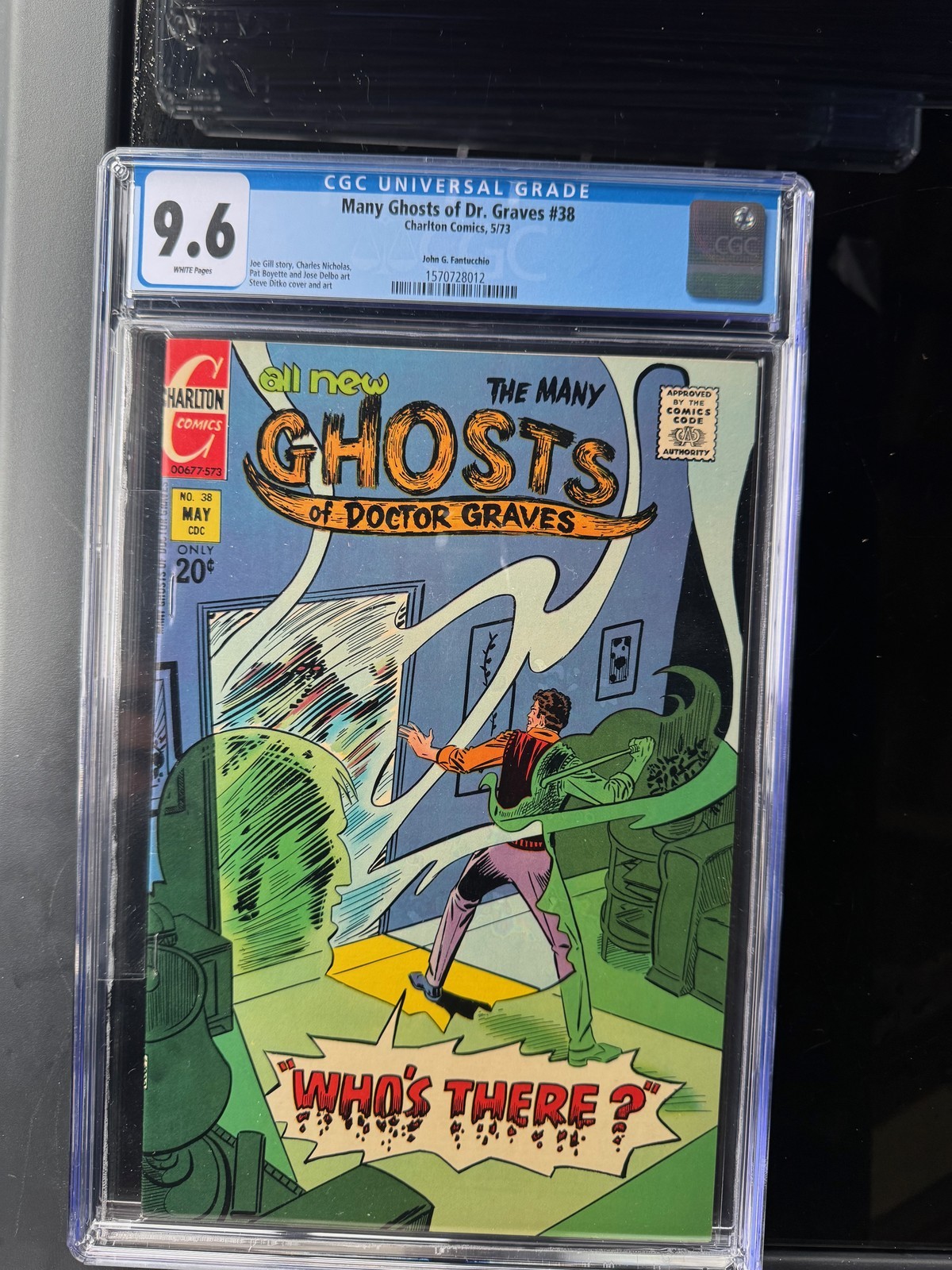 The Many Ghosts of Doctor Graves #38 (Charlton May 1973) CGC 9.6 Ditko Pedigree