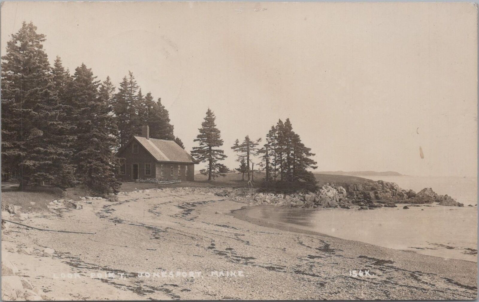 RPPC Postcard Look Point Jonesport Maine ME RPPC Postcard Look Point Jonesport Maine ME