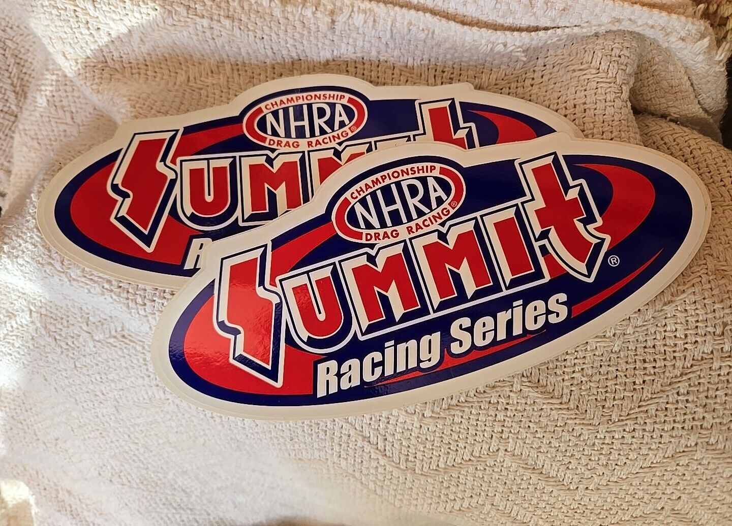 2X NOS NHRA Racing Summit Racing Equipment Racing Series Sticker / Decal 4\