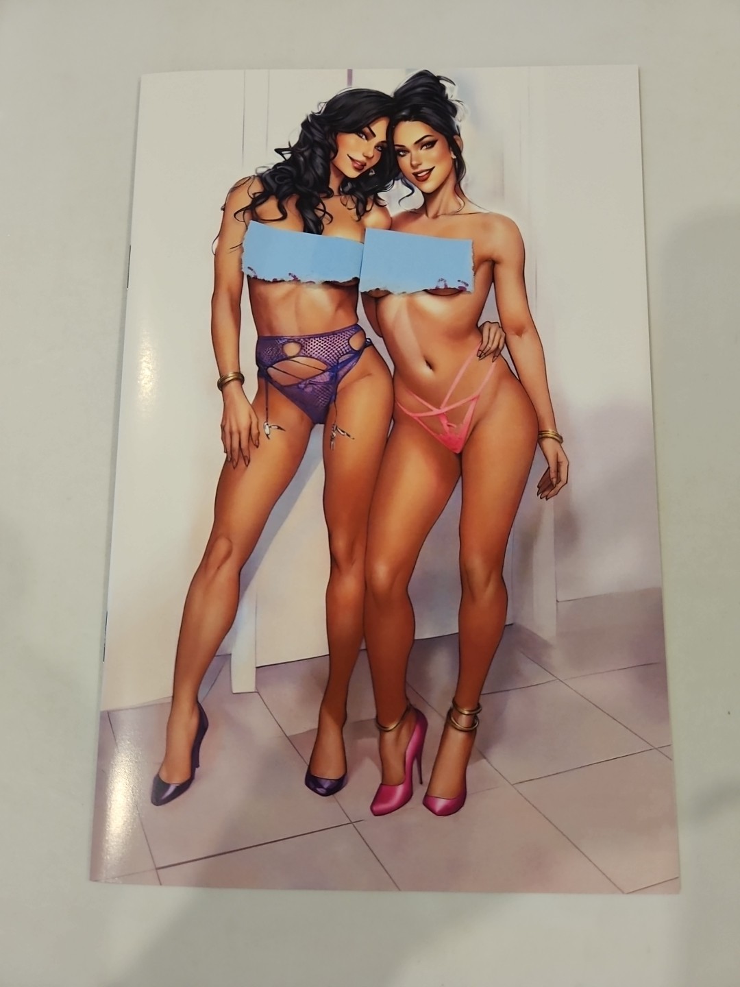 Cool Comics#1 Two Ladies Topless Lingerie Cover Gallery Ltd 50 Cool Comics#1 Two Ladies Topless Lingerie Cover Gallery Ltd 50