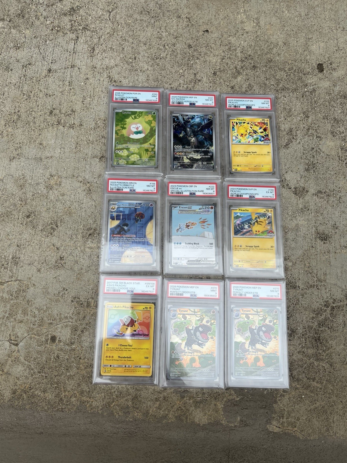 PSA Graded Pokémon TCG 9-Card Lot Pikachu, Promo, SIR & IR Lot PSA Graded Pokémon TCG 9-Card Lot Pikachu, Promo, SIR & IR Lot