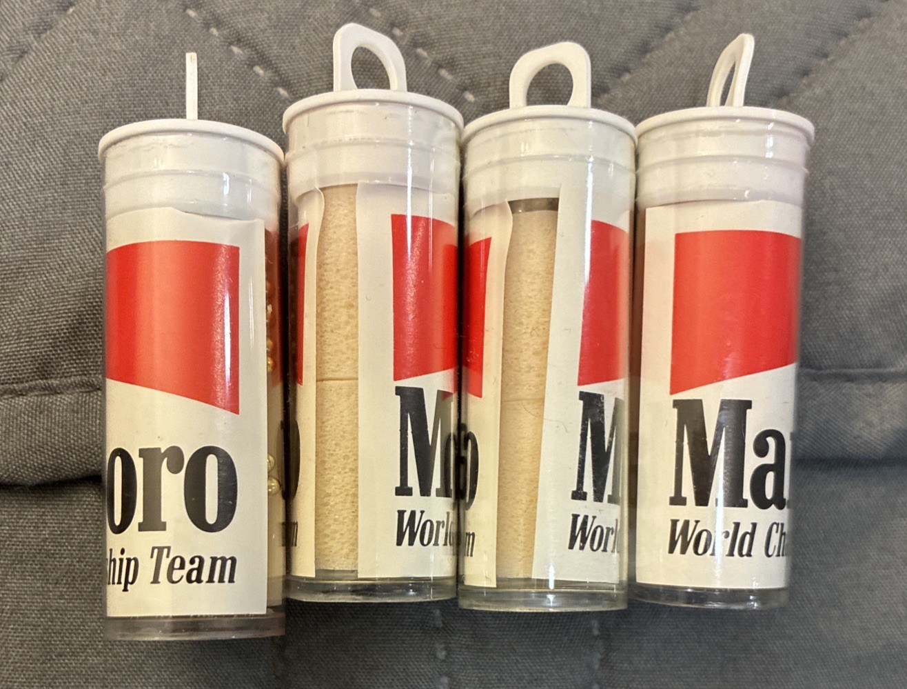 Vintage Marlboro World Championship Team Ear Plugs Lot of 4 (New) Vintage Marlboro World Championship Team Ear Plugs Lot of 4 (New)