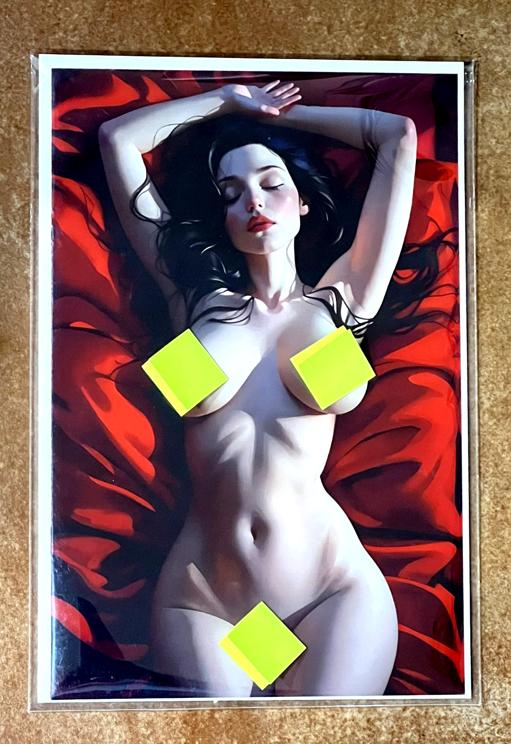 Vampirella - Awaken Naughty Nude Double CVR | Wicked Comic Books 43/100 w/COA Vampirella - Awaken Naughty Nude Double CVR | Wicked Comic Books 43/100 w/COA