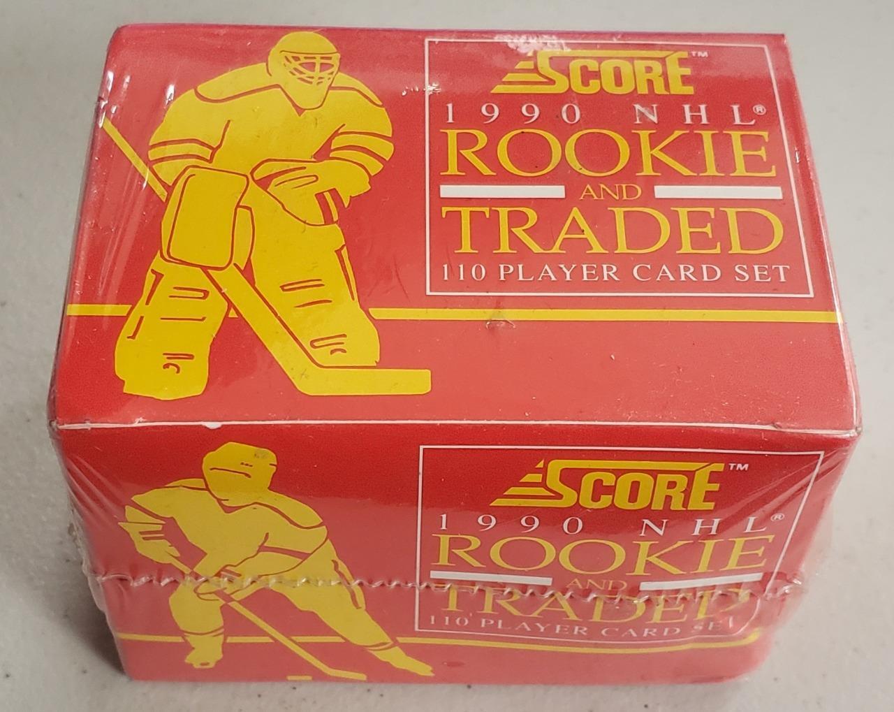 Score 1990 NHL Rookie and Traded 110 Player Card Set Sealed