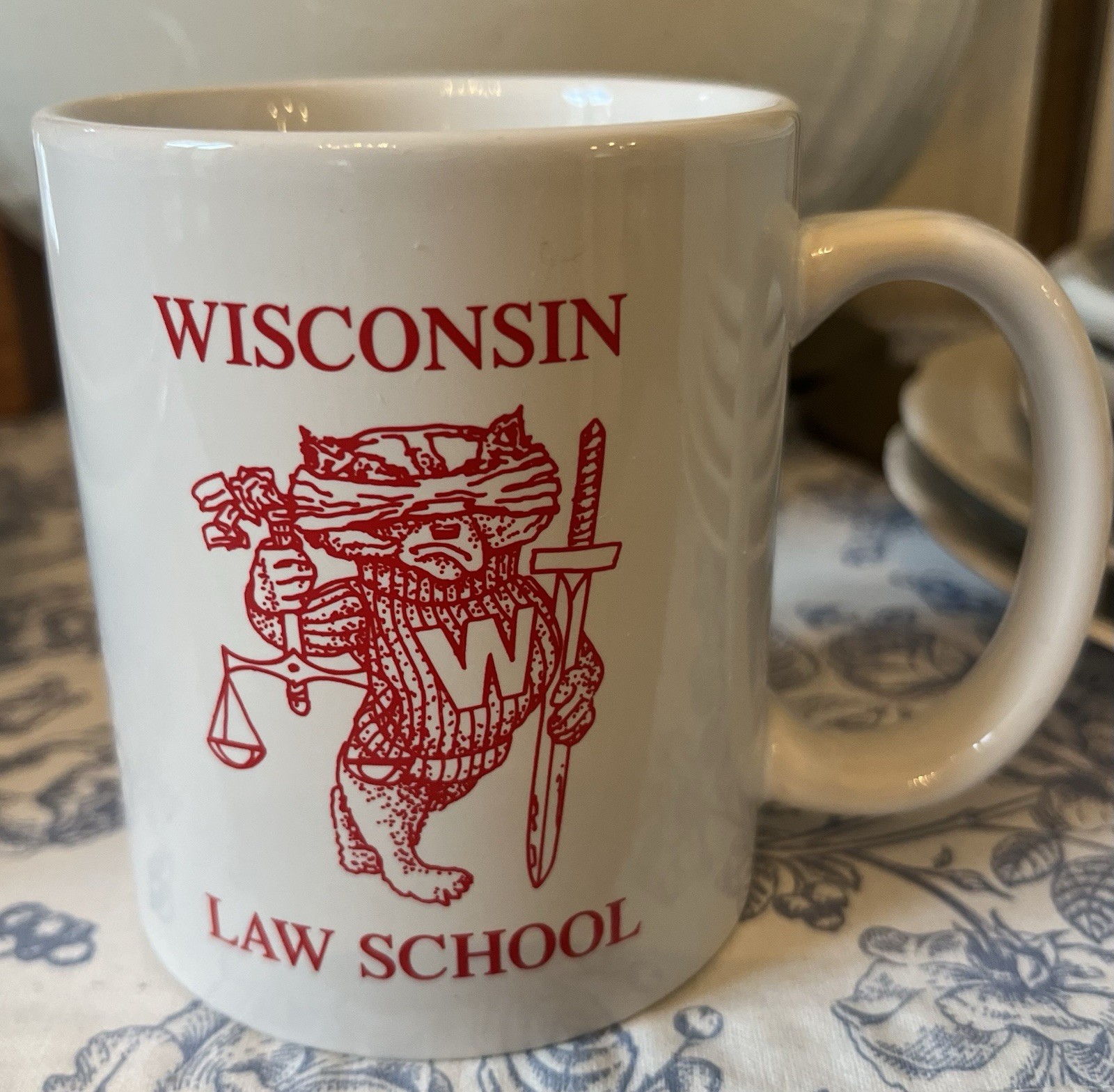 Vintage UW–Madison Wisconsin Law School Coffee Mug Vintage UW–Madison Wisconsin Law School Coffee Mug