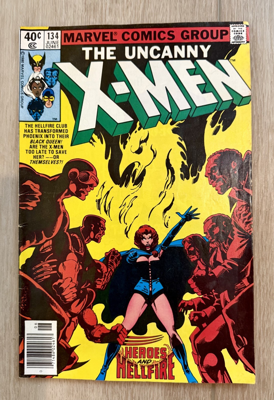 Uncanny X-Men #134 (Marvel 1980) - F/VF - 1st dark Phoenix - Newsstand Uncanny X-Men #134 (Marvel 1980) - F/VF - 1st dark Phoenix - Newsstand