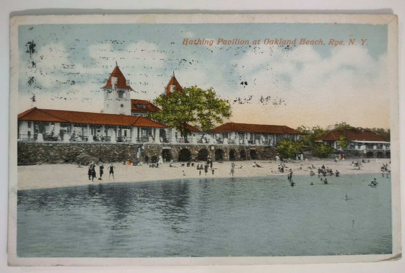 Bathing Pavilion Oakland Beach Rye New York Divided Back Postcard NY Bathing Pavilion Oakland Beach Rye New York Divided Back Postcard NY