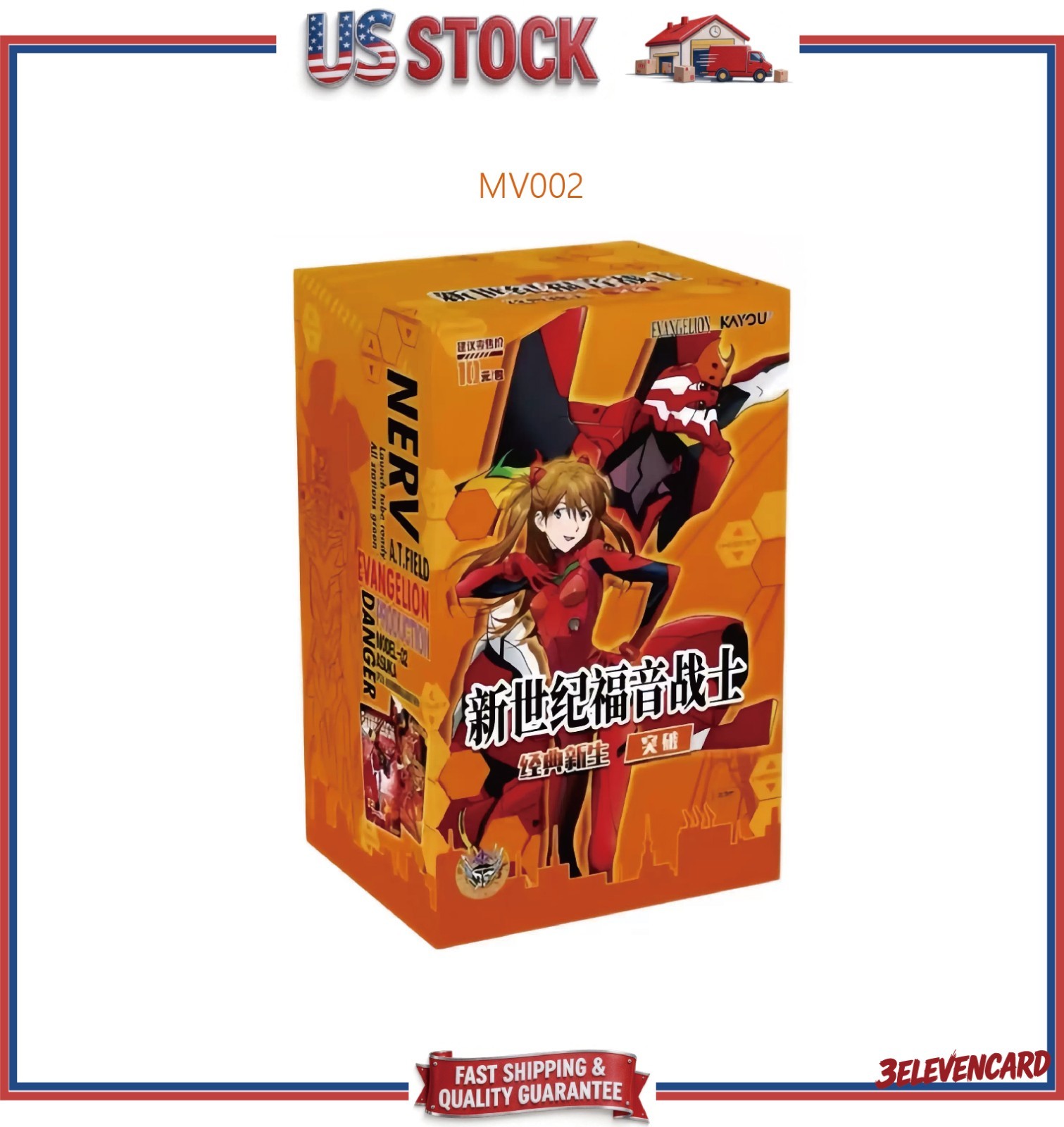 Kayou Neon Gensis Evangelion EVA Collection Chinese Booster Card Box Sealed VOL2 Kayou Neon Gensis Evangelion EVA Collection Chinese Booster Card Box Sealed VOL2