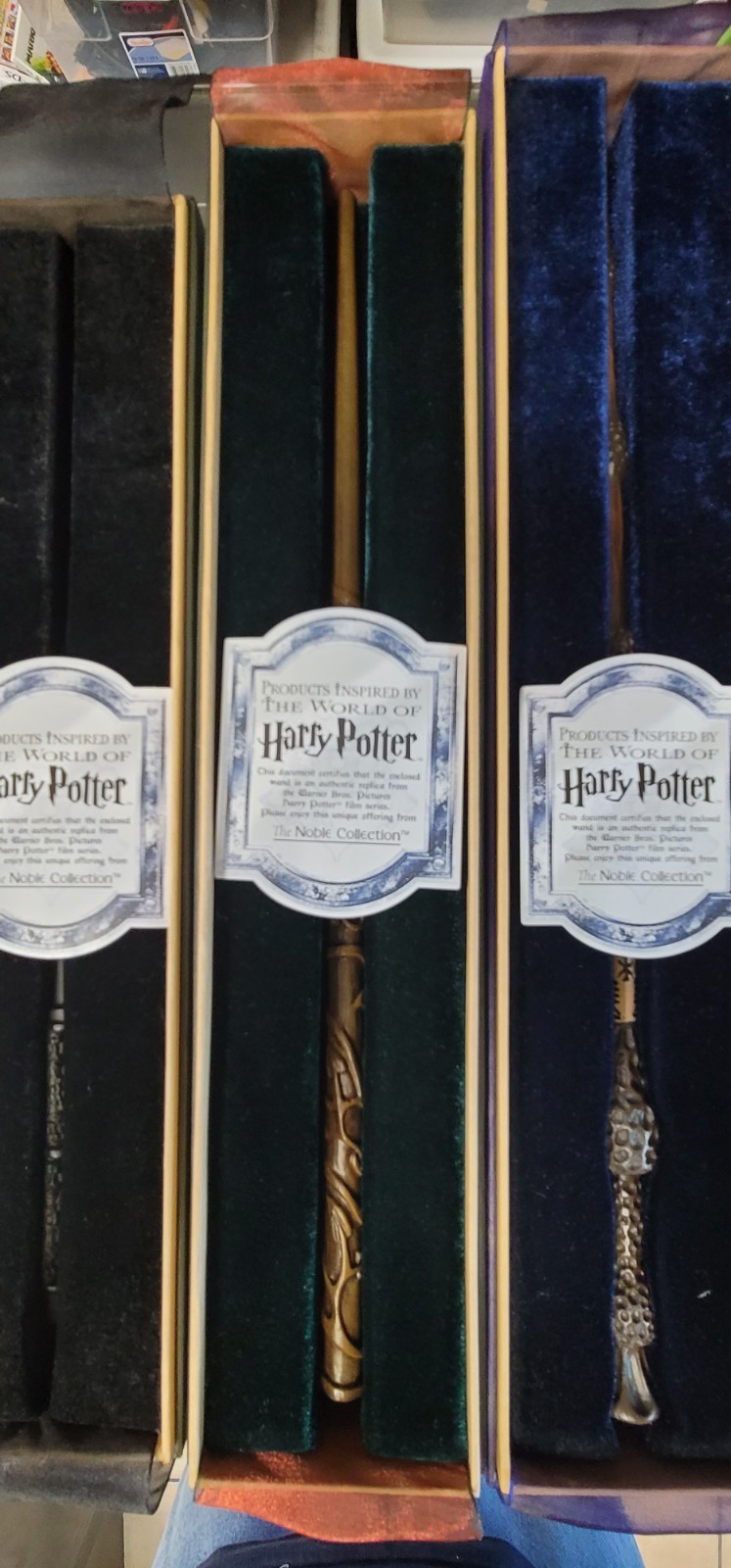 The Noble Collection Harry Potter Replica Collectible Wands Set The Noble Collection Harry Potter Replica Collectible Wands Set