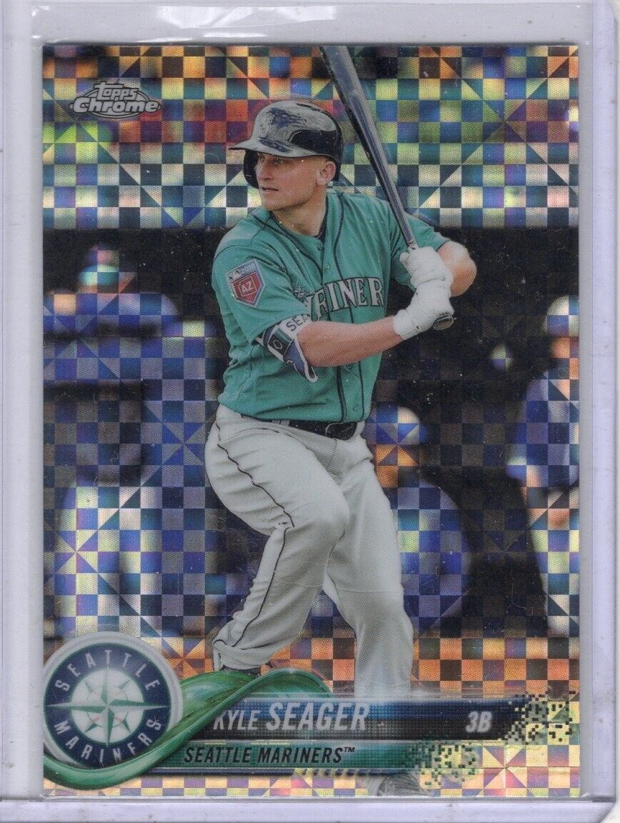 2018 Topps Chrome X-Fractor #159 Kyle Seager Seattle Mariners