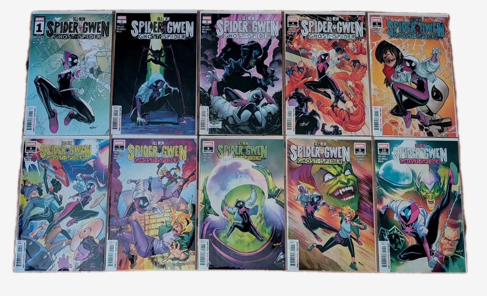 🔑ALL-NEW SPIDER-GWEN GHOST-SPIDER (2025) #1-10 VF+ COMPLETE SET MARVEL COMICS 🔑ALL-NEW SPIDER-GWEN GHOST-SPIDER (2025) #1-10 VF+ COMPLETE SET MARVEL COMICS