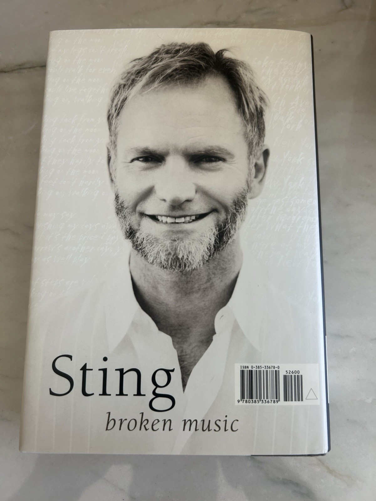 STING SIGNED BROKEN MUSIC AUTOBIOGRAPHY 1ST EDITION HARDCOVER BOOK THE POLICE STING SIGNED BROKEN MUSIC AUTOBIOGRAPHY 1ST EDITION HARDCOVER BOOK THE POLICE