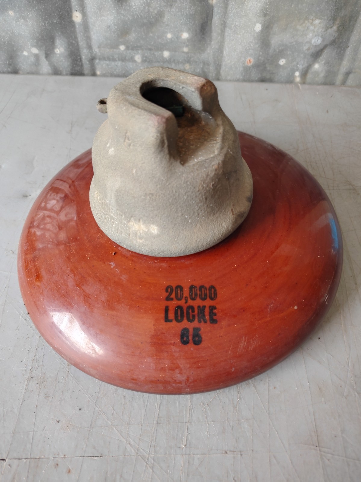 Vintage GE Locke Insulator Vintage GE Locke Insulator