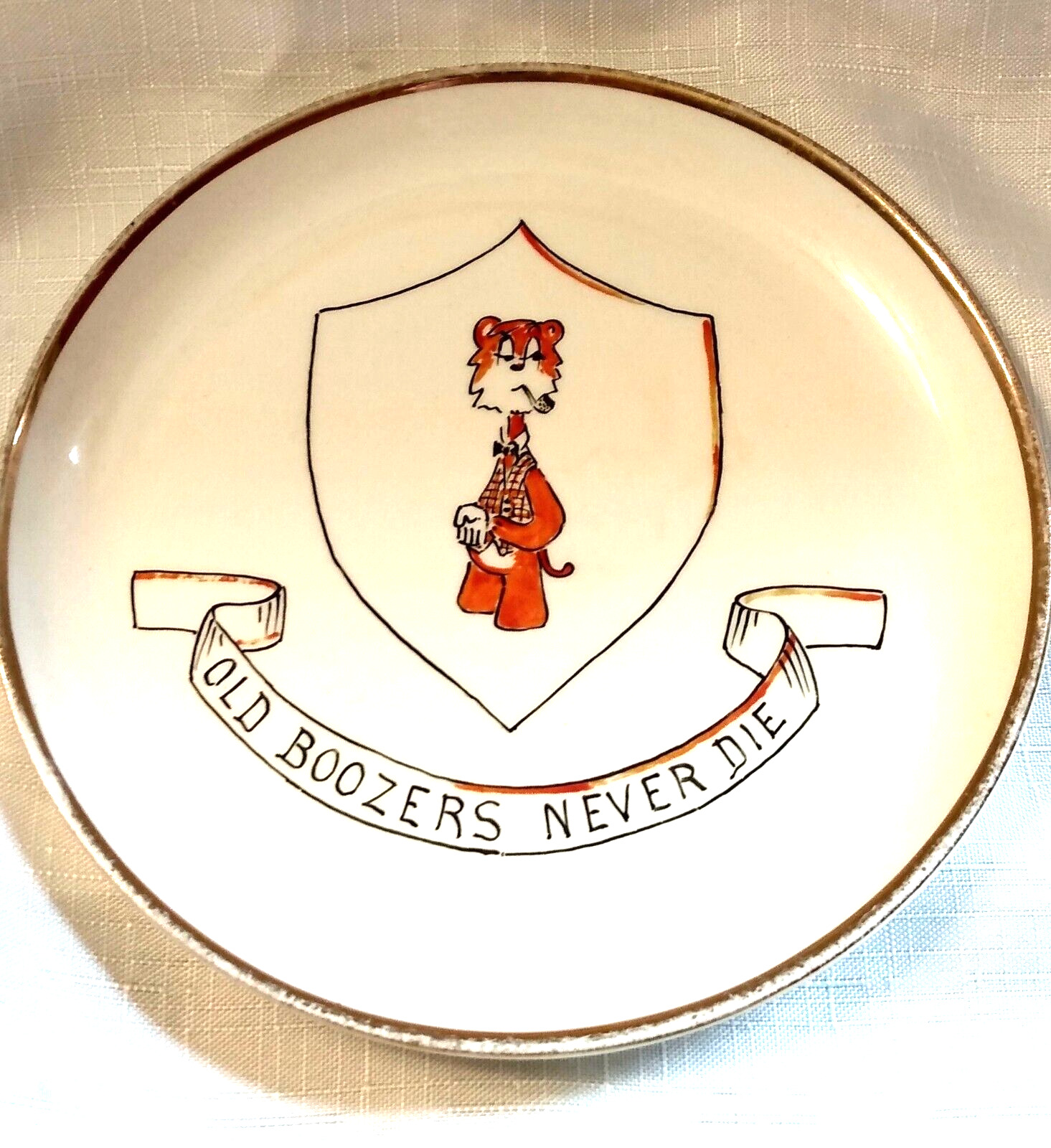Princeton Tiger Collectable Plate/Ashtray