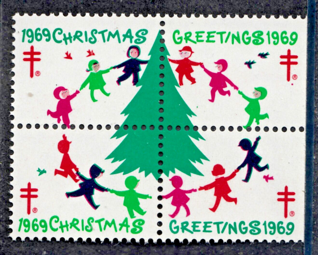 US 1969 CHRISTMAS SEALS BLOCK OF 4 SCOTT # WX237 MINT OG NH H1616 H US 1969 CHRISTMAS SEALS BLOCK OF 4 SCOTT # WX237 MINT OG NH H1616 H