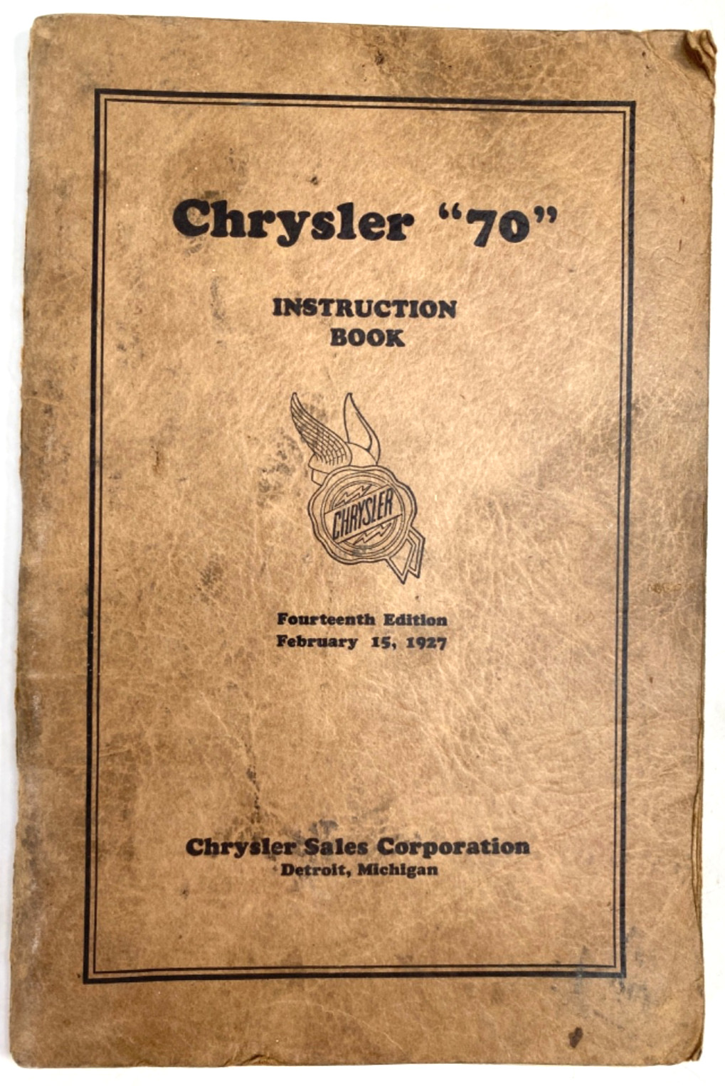 1927 CHRYSLER 1927 CHRYSLER