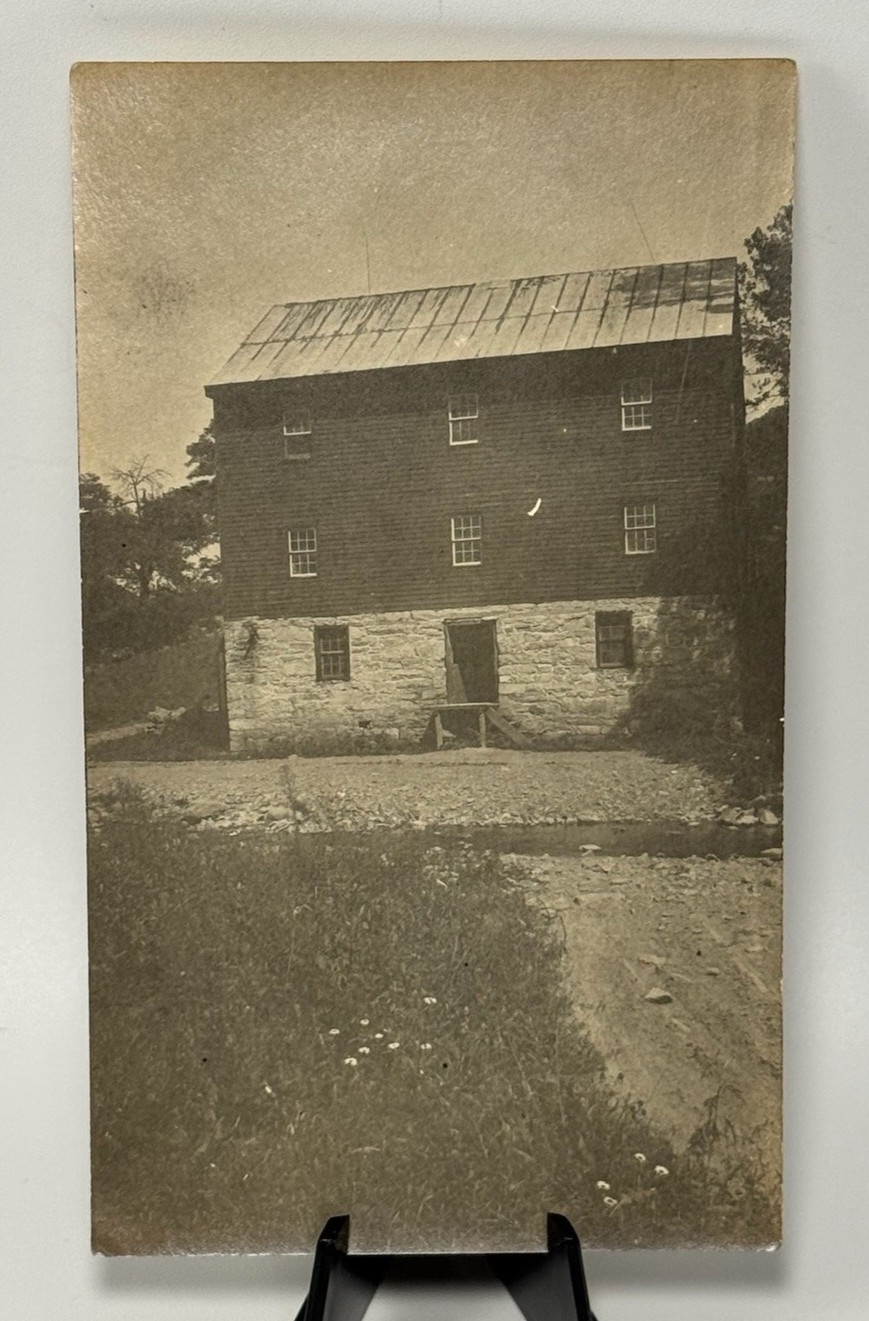 McDonalds Mill Virginia Flour Mill Photograph c1918 Inscribed Snapshot McDonalds Mill Virginia Flour Mill Photograph c1918 Inscribed Snapshot