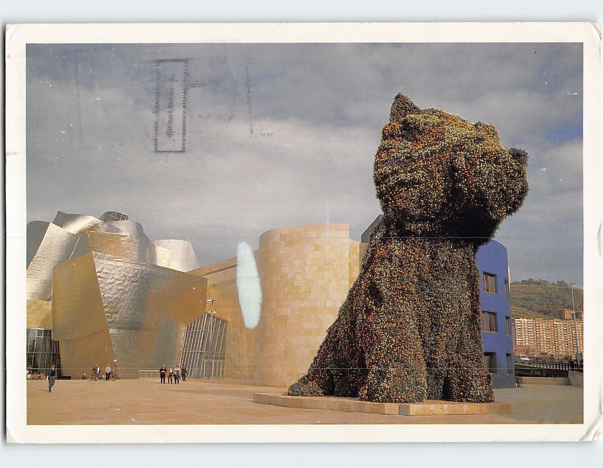 Postcard Puppy Guggenheim Bilbao Museoa Bilbao Spain Postcard Puppy Guggenheim Bilbao Museoa Bilbao Spain