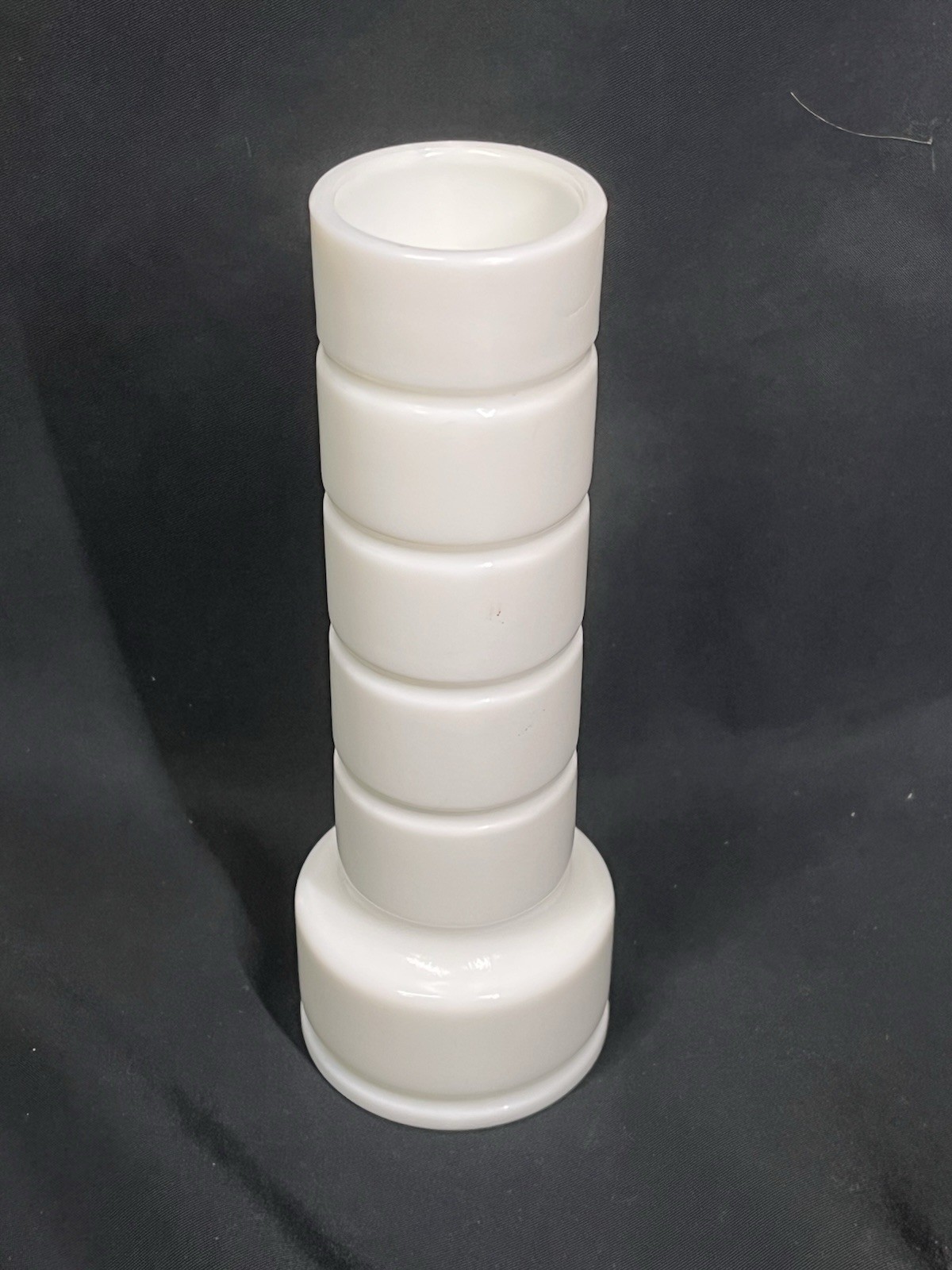 Vintage White Milk Glass Granny Core Vase 6.75\ Vintage White Milk Glass Granny Core Vase 6.75\