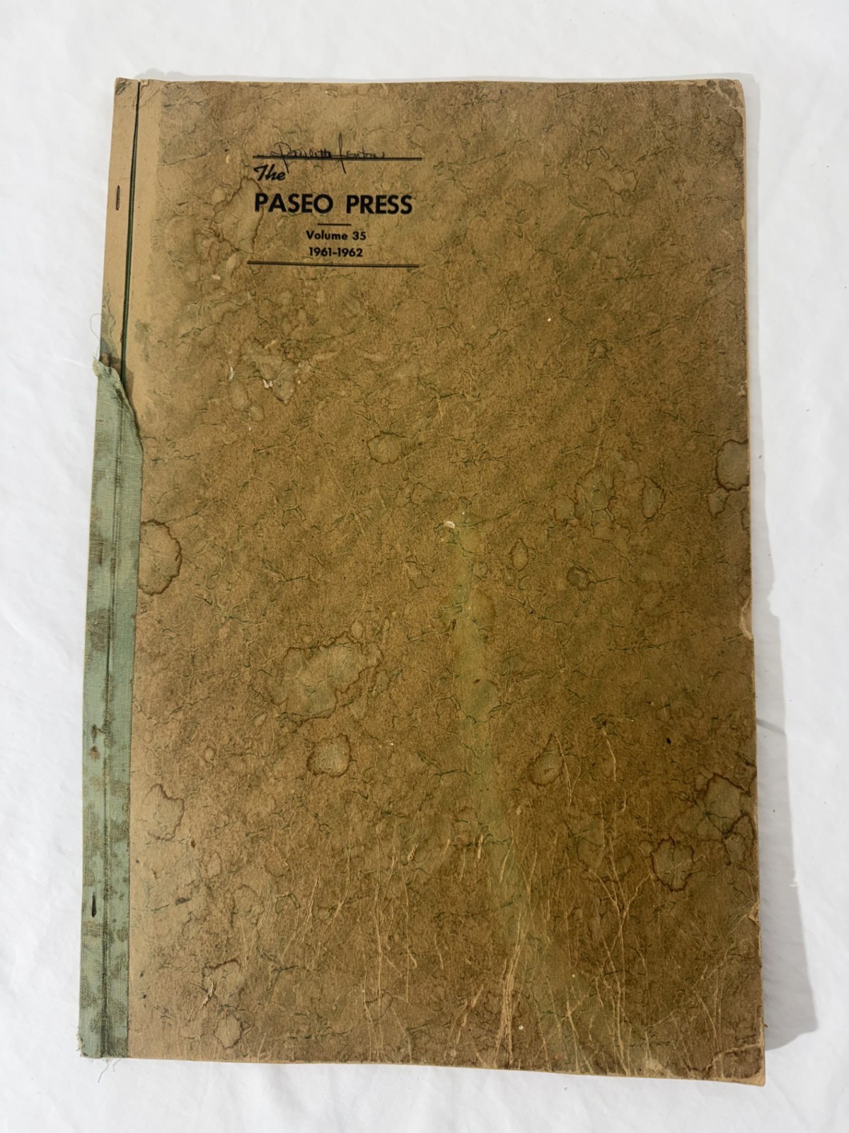 Vintage 1961-62 Paseo Press Paseo High School Newspaper Kansas City Missouri-MO Vintage 1961-62 Paseo Press Paseo High School Newspaper Kansas City Missouri-MO