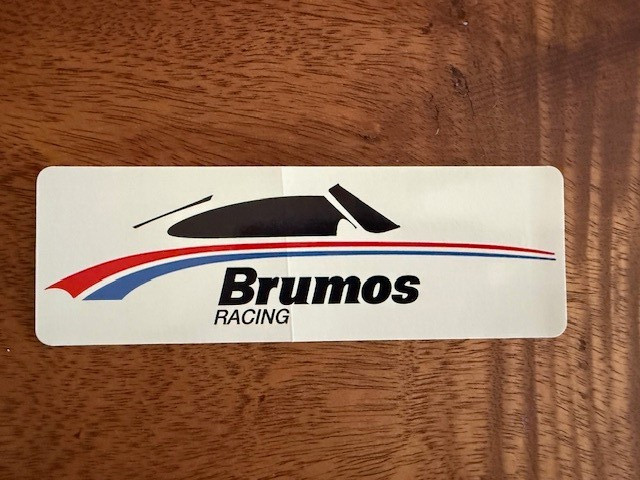 BRUMOS RACING PORSCHE STICKER DECAL 6 BRUMOS RACING PORSCHE STICKER DECAL 6