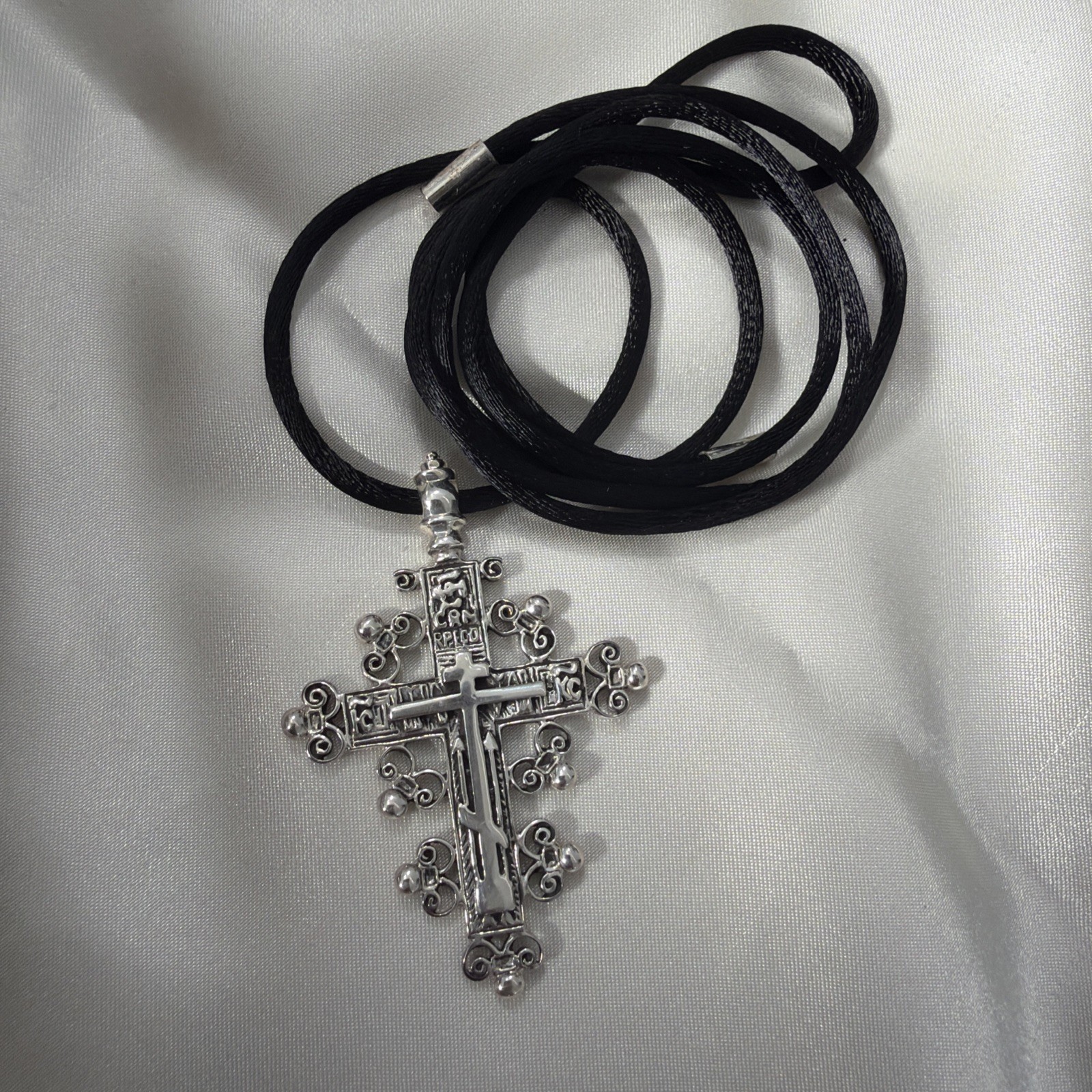 VTG / ANTIQUE SOLID SILVER X-LARGE 2 1/2 VTG / ANTIQUE SOLID SILVER X-LARGE 2 1/2