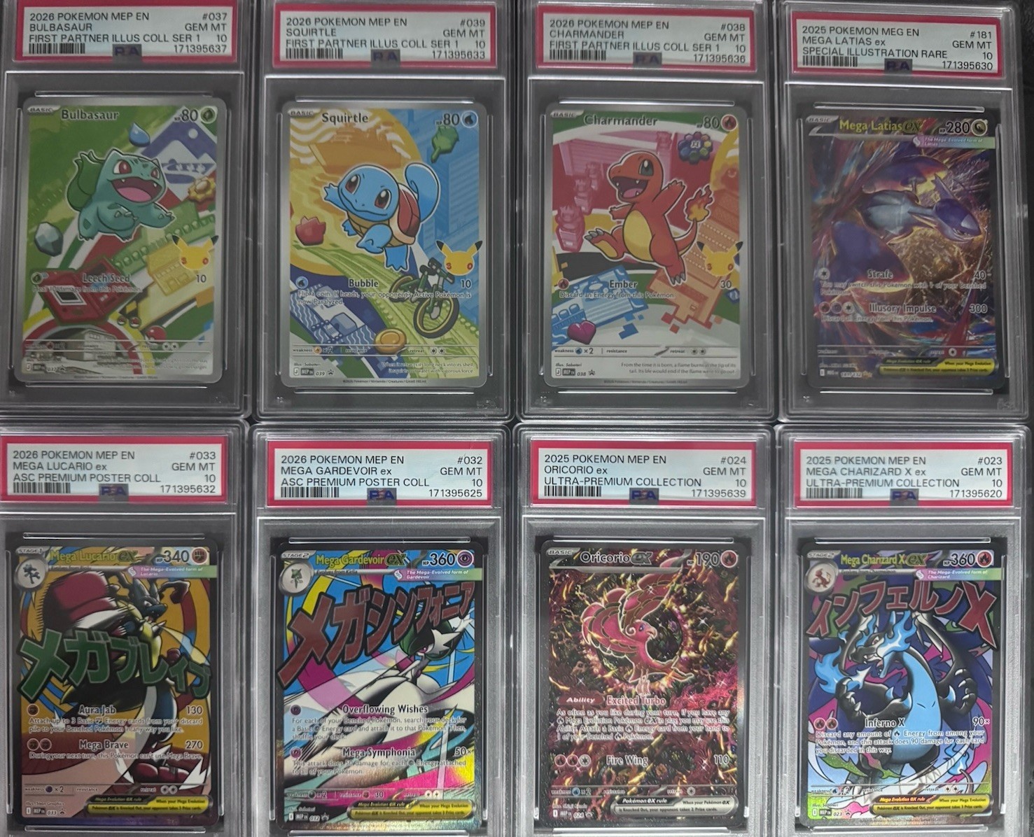 Pokemon PSA 10 lot Pokemon PSA 10 lot