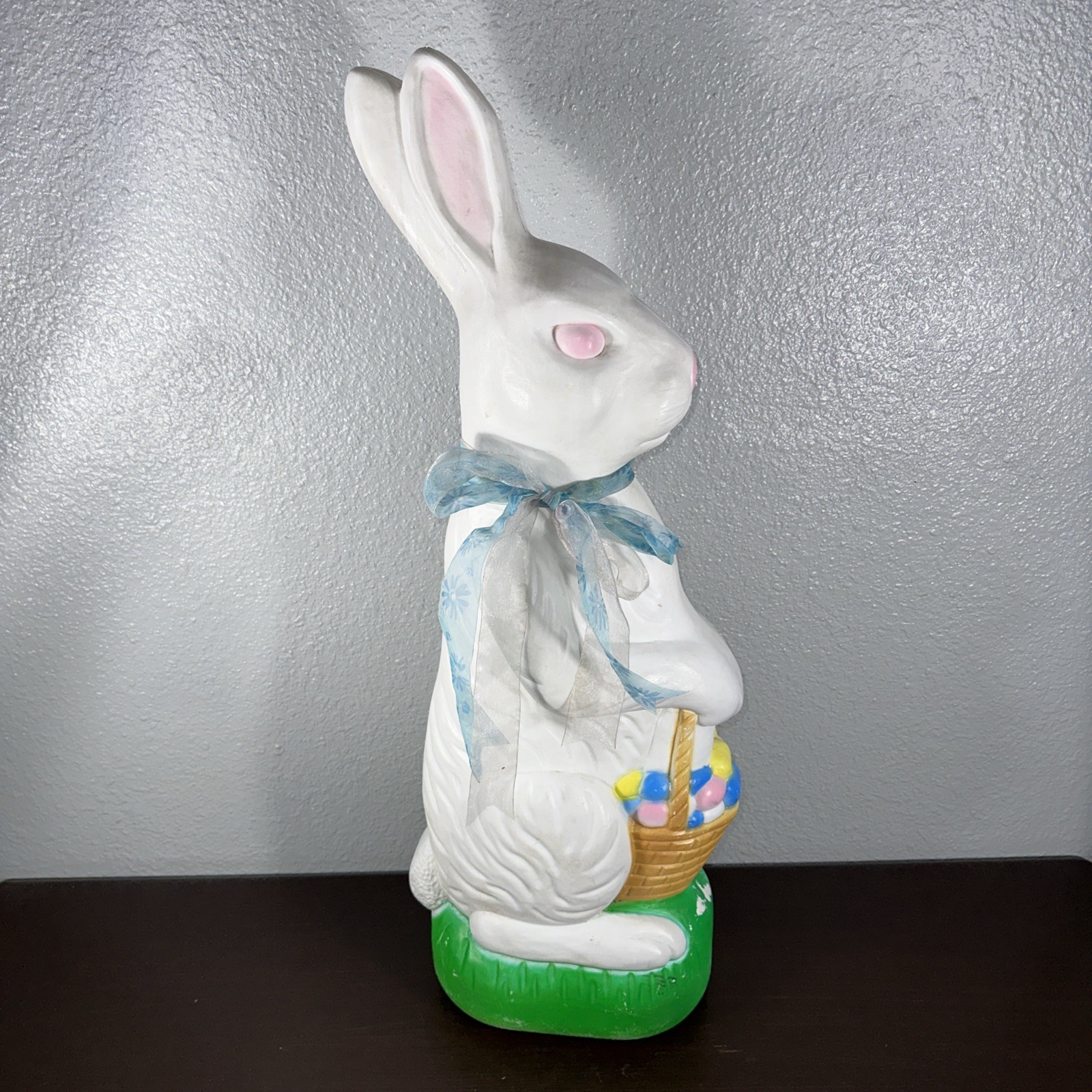 Vintage 1993 Easter Bunny Blow Mold Don Featherstone Union Products 31