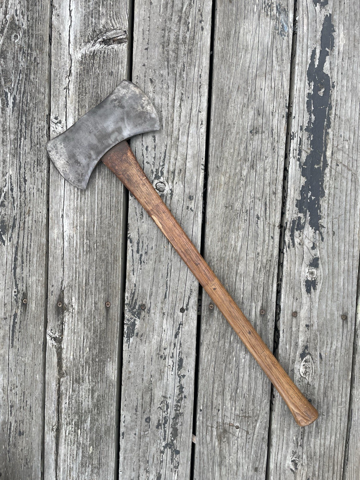 Vintage True Temper Kelly Works Hand Made Cruiser Axe Original Handle 2(2) Vintage True Temper Kelly Works Hand Made Cruiser Axe Original Handle 2(2)