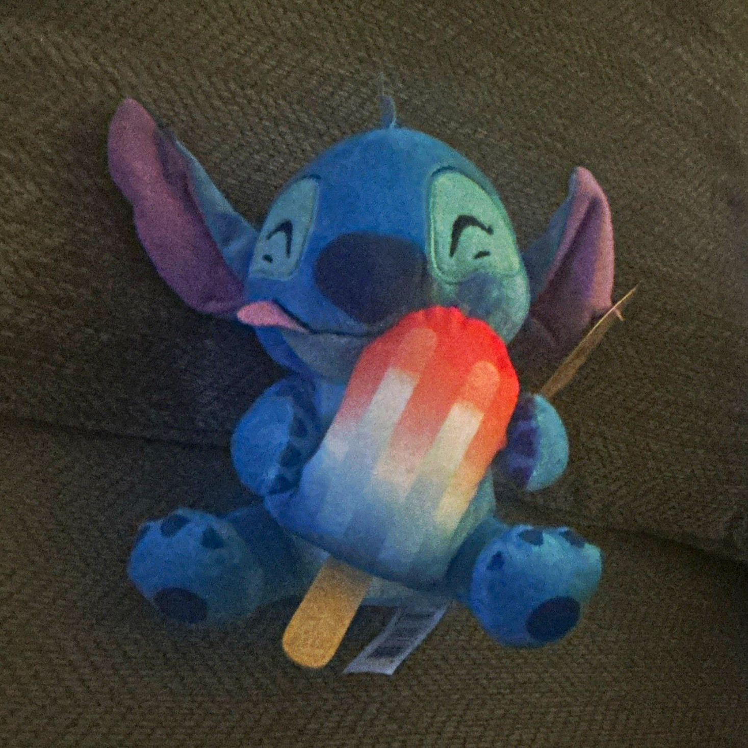 Disney Lilo & Stitch Stitch Blue Plush Toy Holding Popsicle - Disney Franchise Disney Lilo & Stitch Stitch Blue Plush Toy Holding Popsicle - Disney Franchise