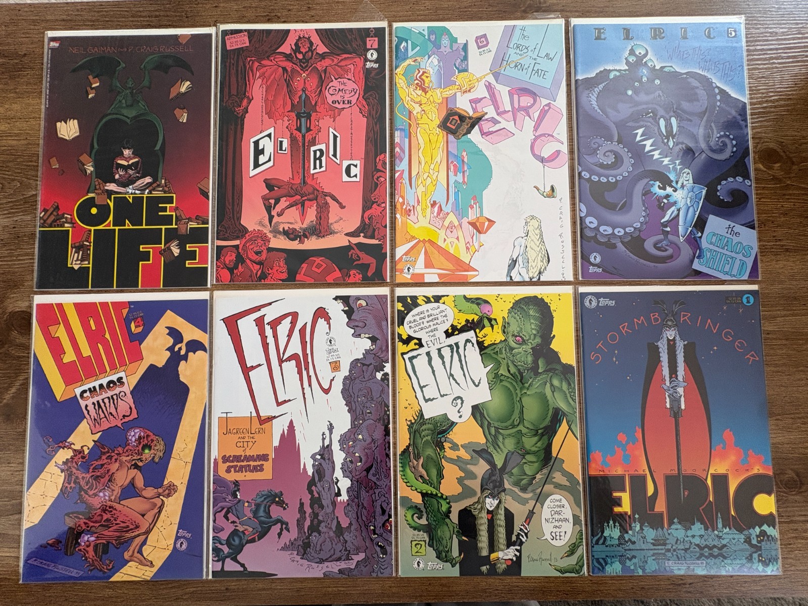 Lot Of 8 Elric Dark Horse Comic Books # 0 1 2 3 4 5 6 7 VF-NM 8 J444