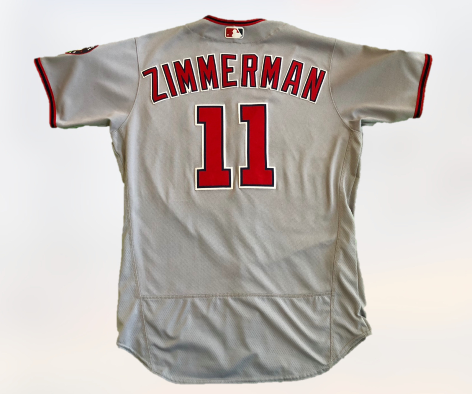 2017 Nationals Ryan Zimmerman Grand Slam Game Worn Used Baseball Jersey 