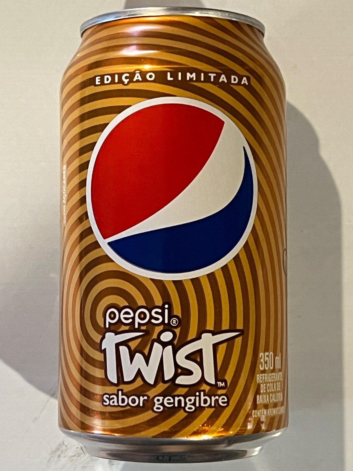 Nice PEPSI GINGER soda can from BRAZIL 2018