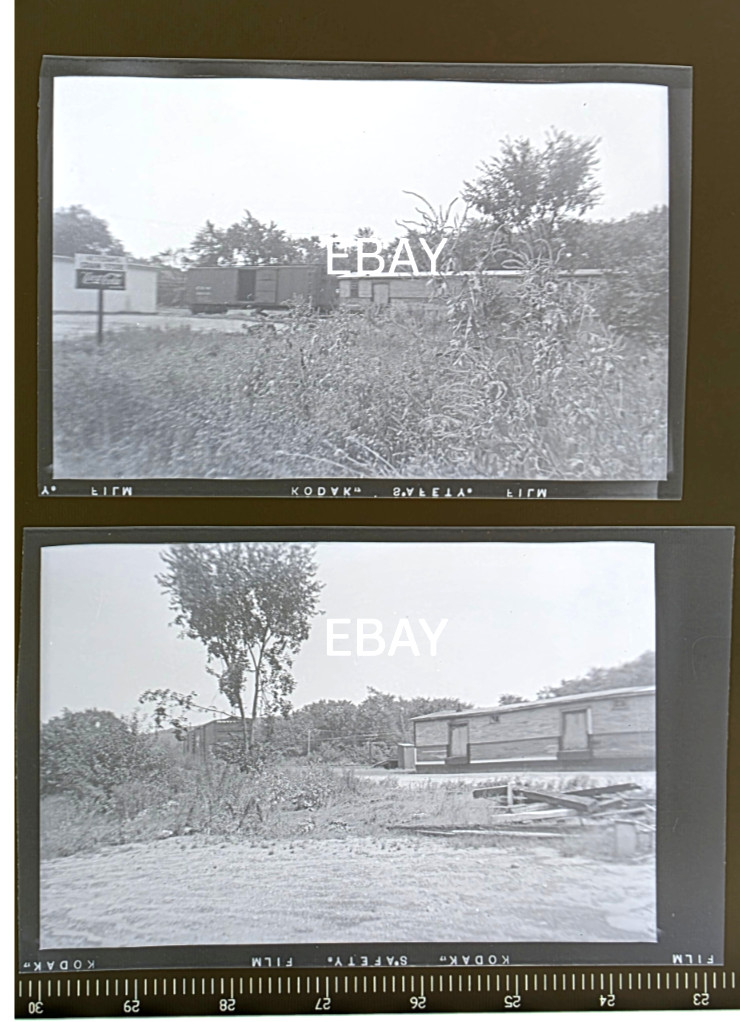 1955 New Haven RR Millbury, MA After Flood Station, Freight Yard Photo Negatives 1955 New Haven RR Millbury, MA After Flood Station, Freight Yard Photo Negatives
