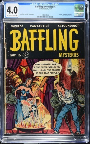 Baffling Mysteries 5 CGC 4.0 1st Issue 1951 Baffling Mysteries 5 CGC 4.0 1st Issue 1951