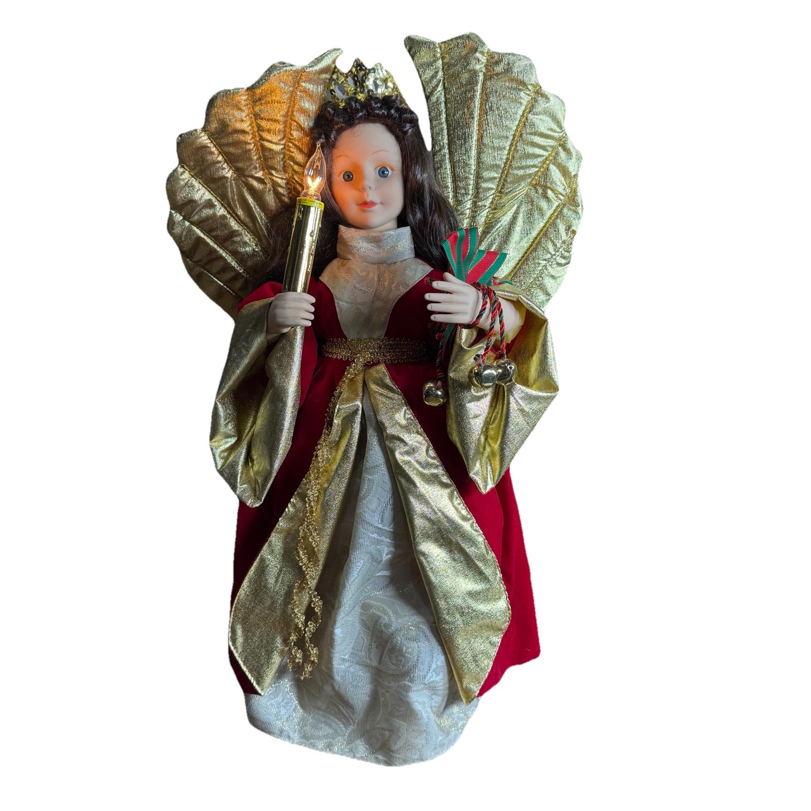 Vintage Telco Christmas Angel Motion-ette Figure Animated Lighted Candle 24 Vintage Telco Christmas Angel Motion-ette Figure Animated Lighted Candle 24