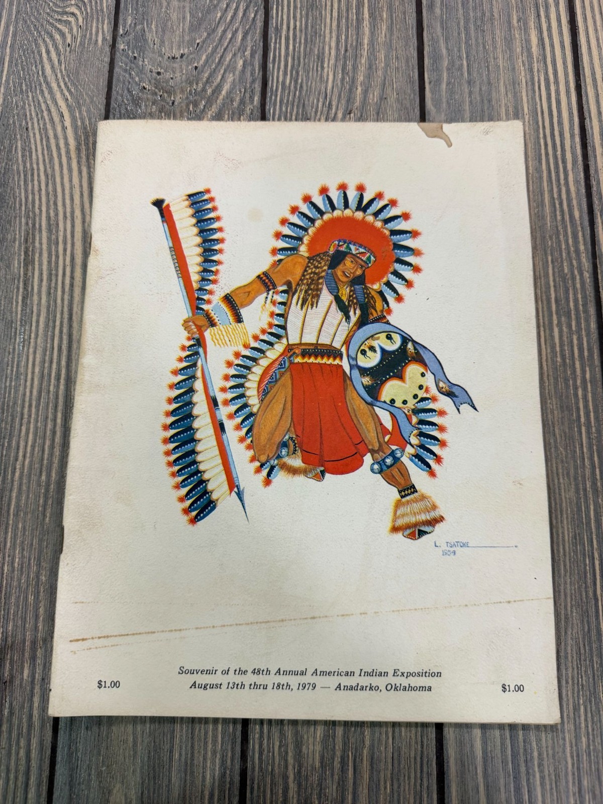 Vintage 1979 American Indian Exposition Souvenir Program Anadarko Oklahoma Vintage 1979 American Indian Exposition Souvenir Program Anadarko Oklahoma
